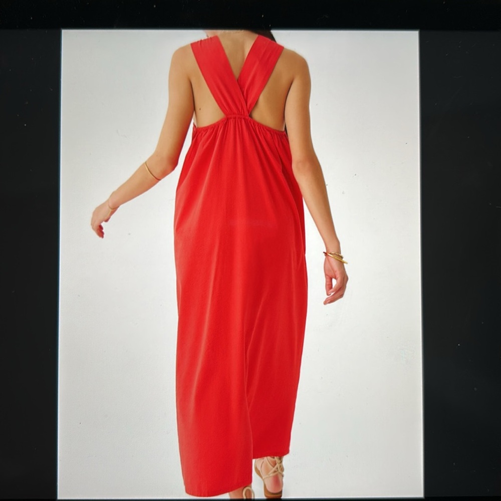 Faherty Halter Dress - Picture 4 of 9